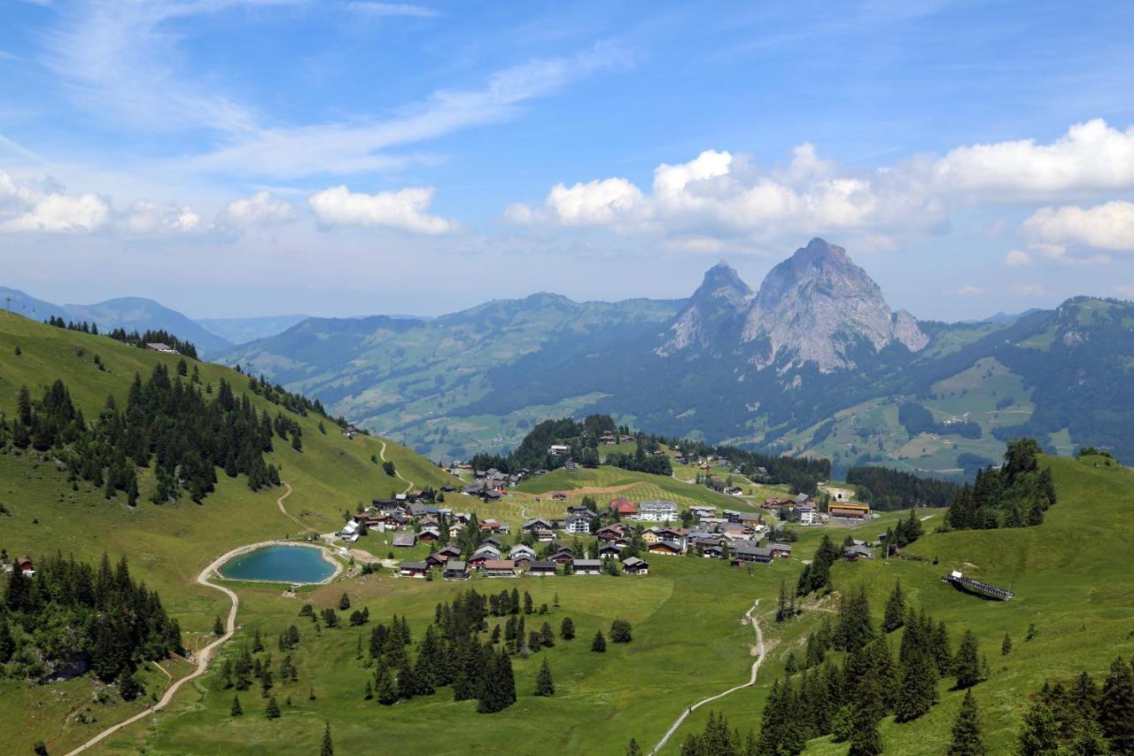 Hotel Alpstubli Stoos Bagian luar foto